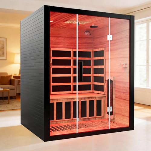 Benovo 2-3 Person Infrared Sauna for Home