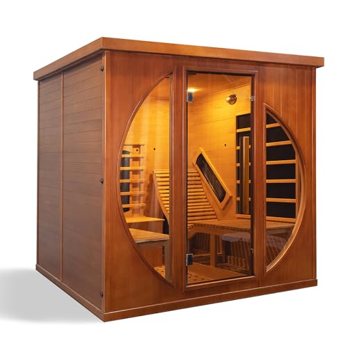 Benovo 2 Person Infrared Sauna Room with Recliners